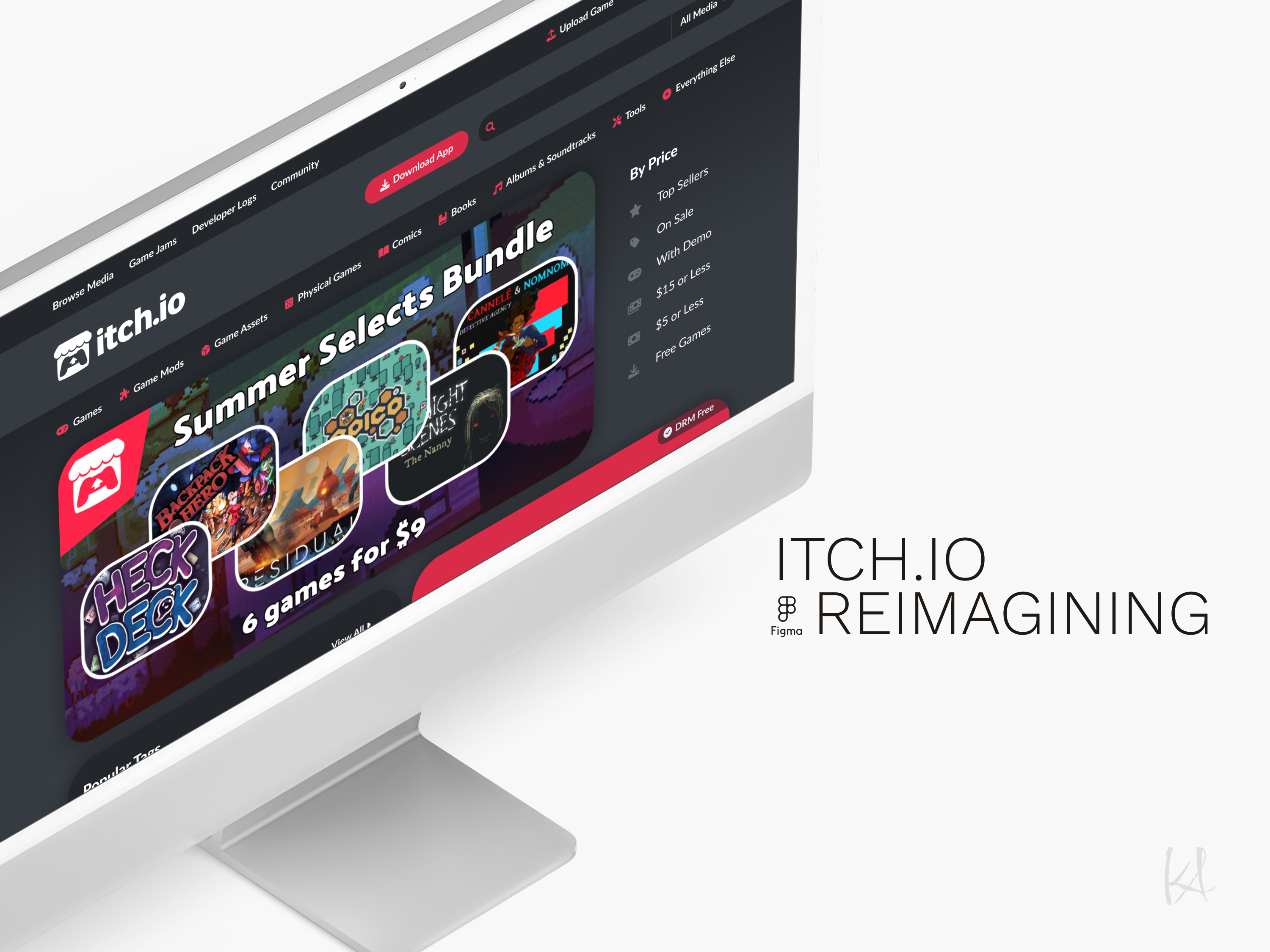 Itch.io Reimagining